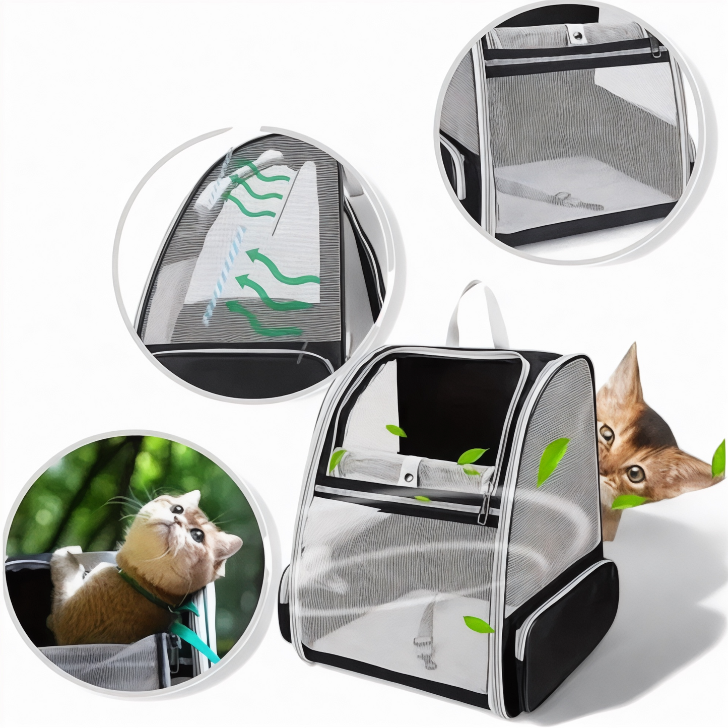 Mochila para transportar gatos adultos y gatitos – Havresacs