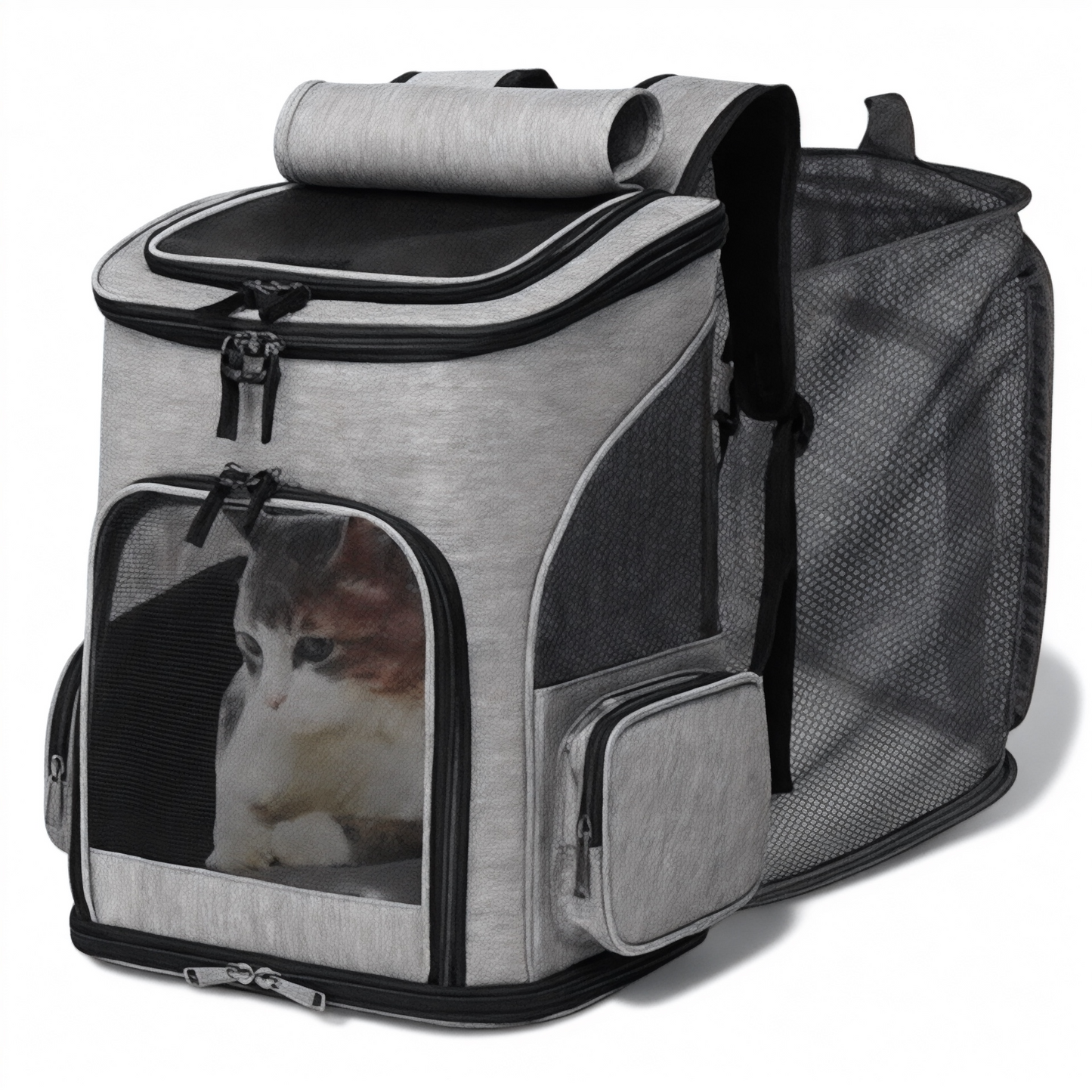 Foto de Mochila à espalda extensible pour animaux EspaceConfort –...
