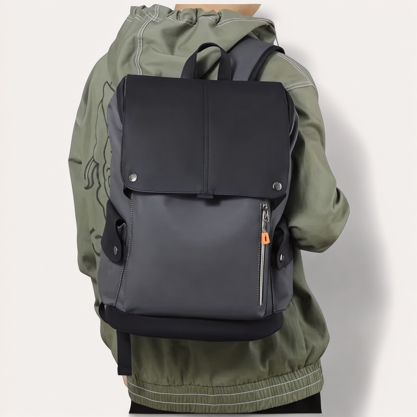 Mochila impermeable para hombre con compartimento para portátil 15"