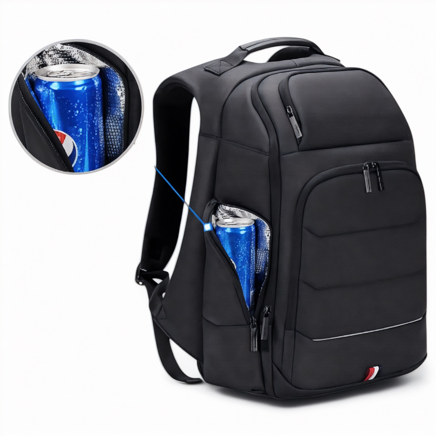 Mochila hombre gran capacidad 36-55L, portátil 15 pulgadas – Havresacs
