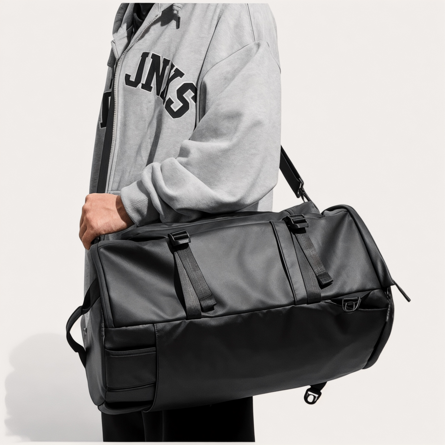 Mochila negra gran capacidad, impermeable de 40L - Havresacs