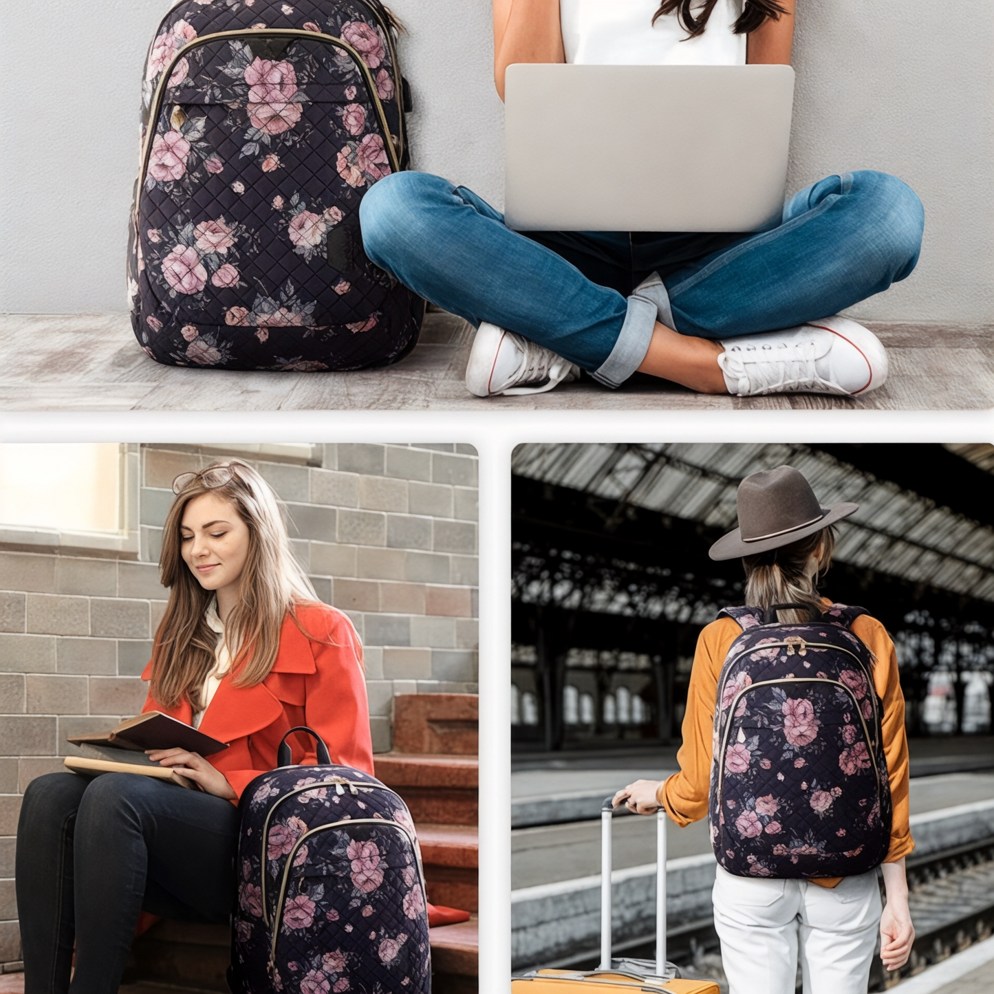 SecureTravelPro | Mochila antirrobo USB 25L para mujer – Havresacs