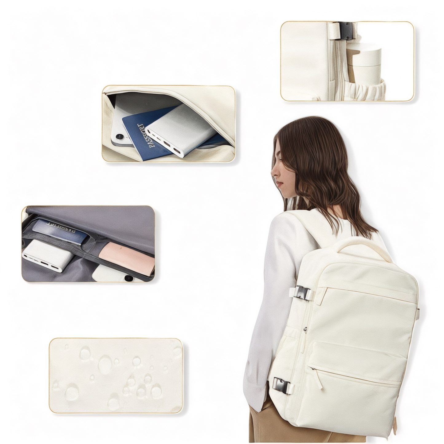 Mochila de compresión 20-35L impermeable de cabina – Havresacs