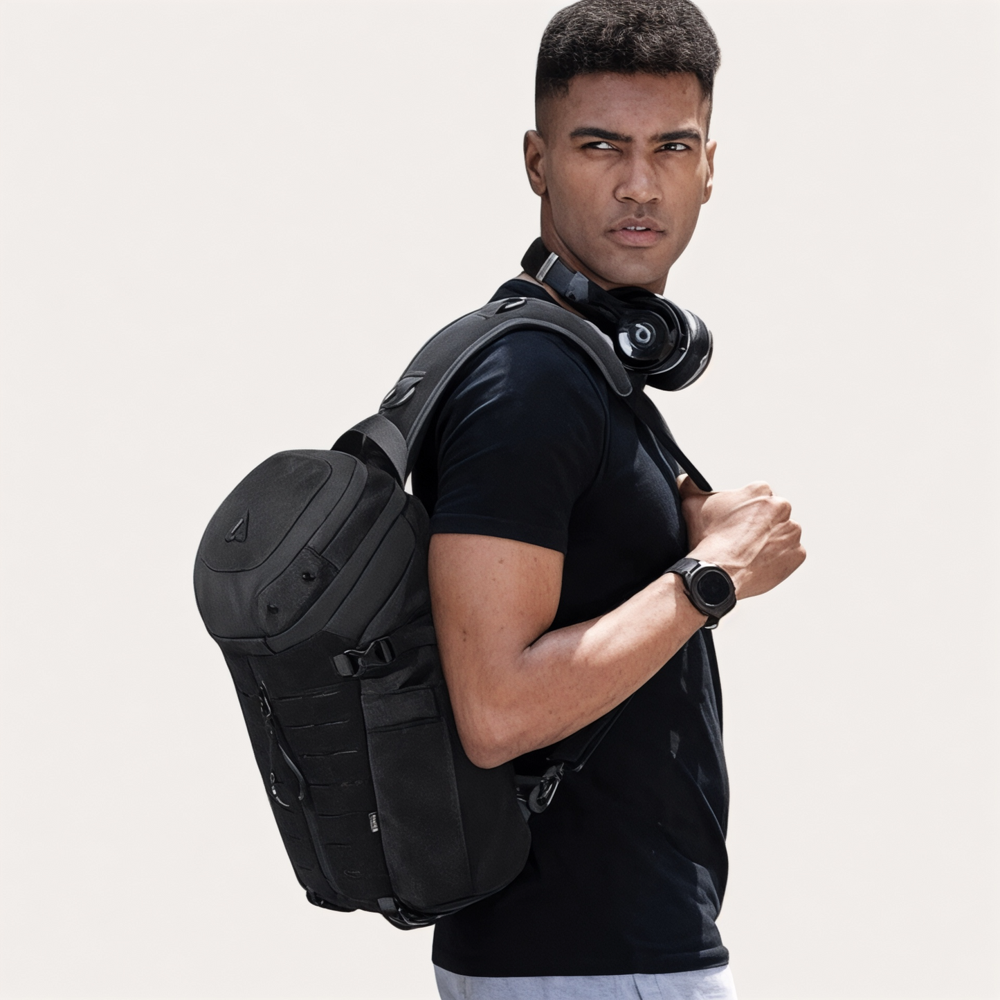 Mochila bandolera impermeable antirrobo con USB – Havresacs