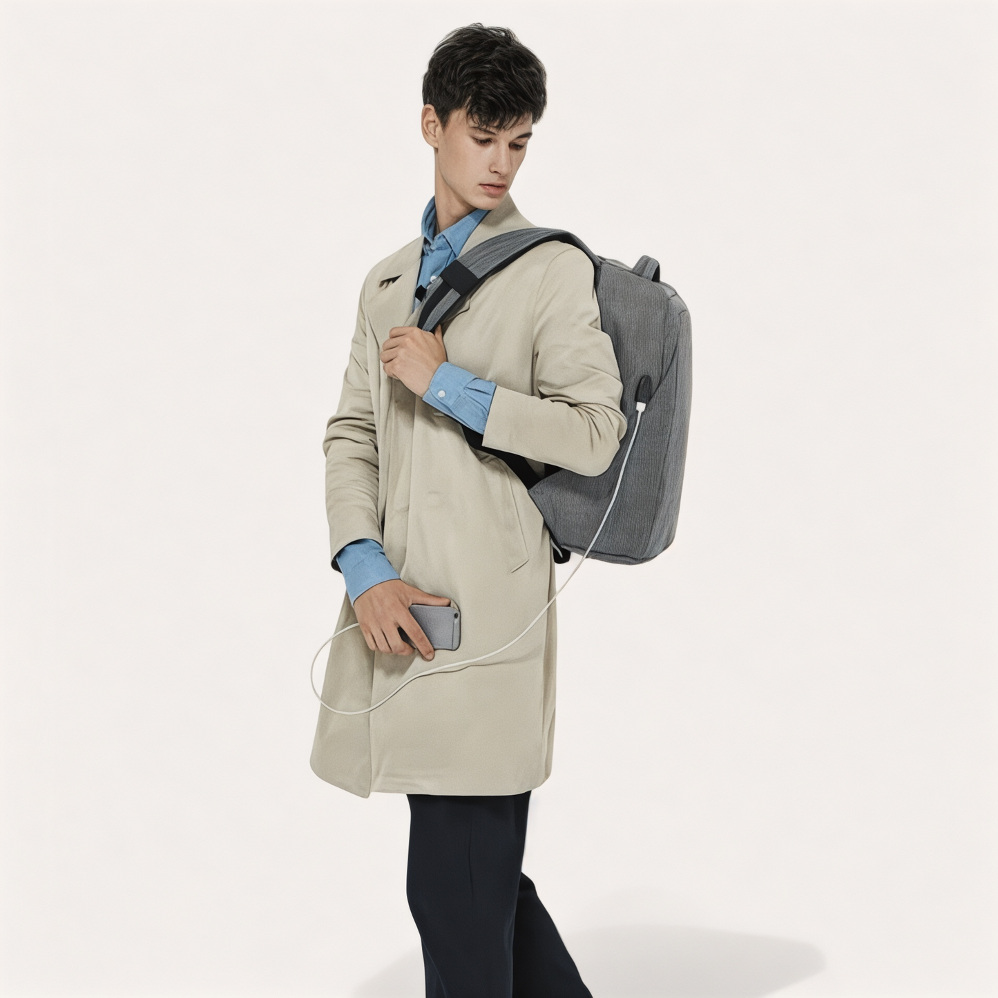 Mochila urbana tendencia 21L, para portátil 15,6” – Havresacs