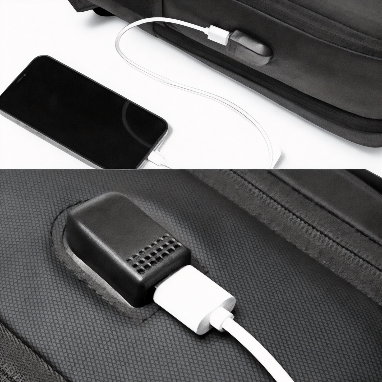 Mochila de cabina impermeable con puerto USB – para portátil 15,6”