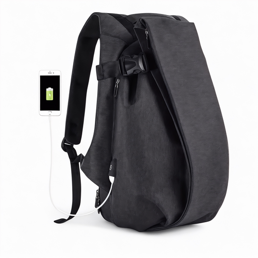 Foto de Mochila à espalda étanche antirrobo connecté – TechNomad+...
