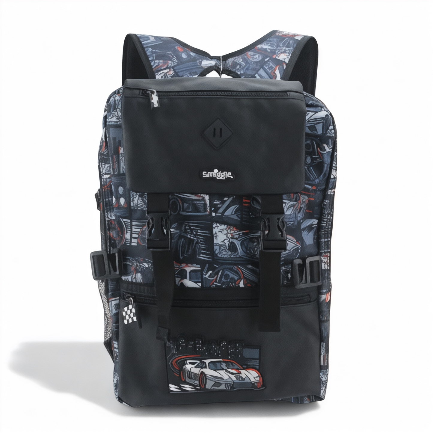 Mochila Niño Primaria & CP - Coche de Carreras | Havresacs