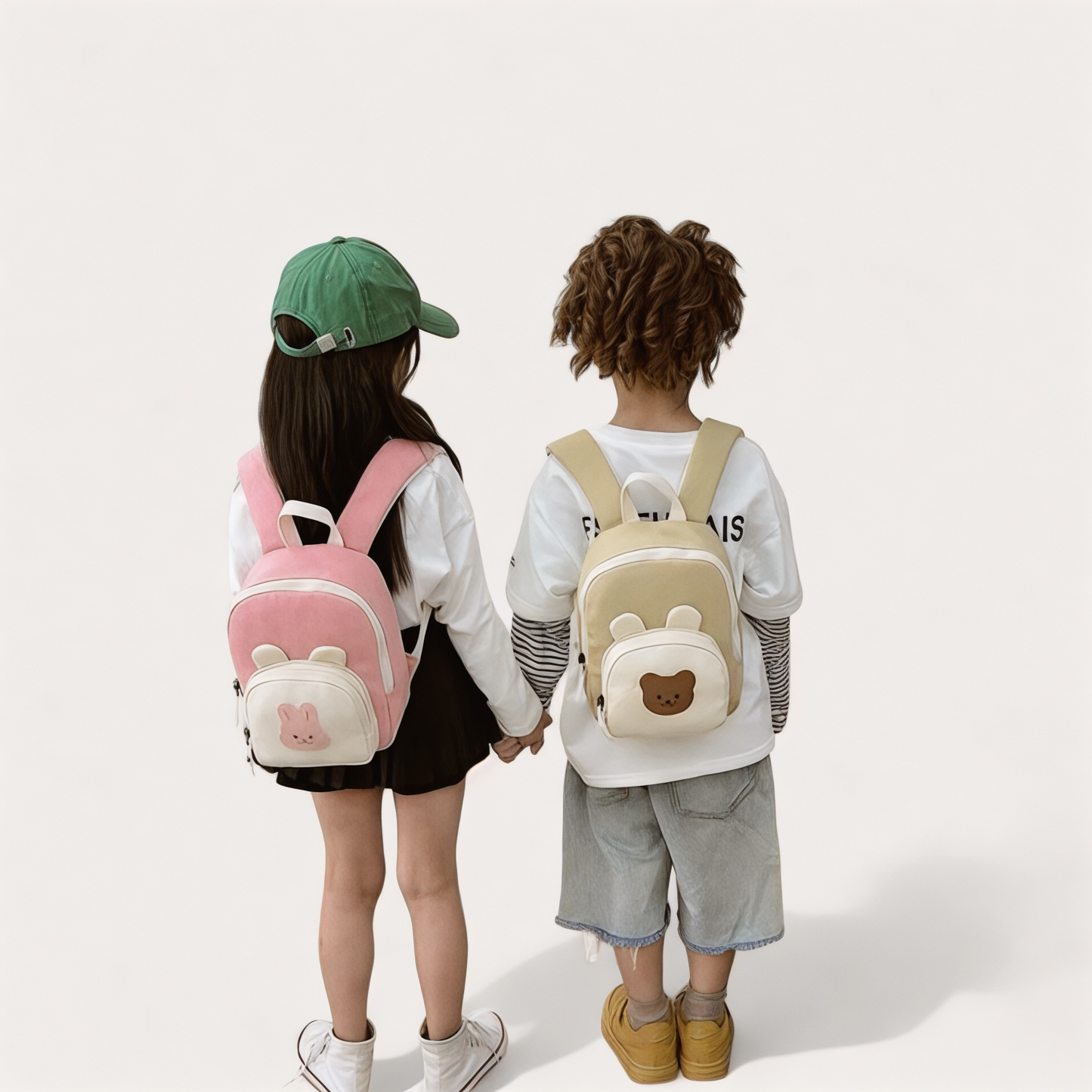 Mochila Infantil Niña y Niño – Preescolar y Primaria Oso Conejo