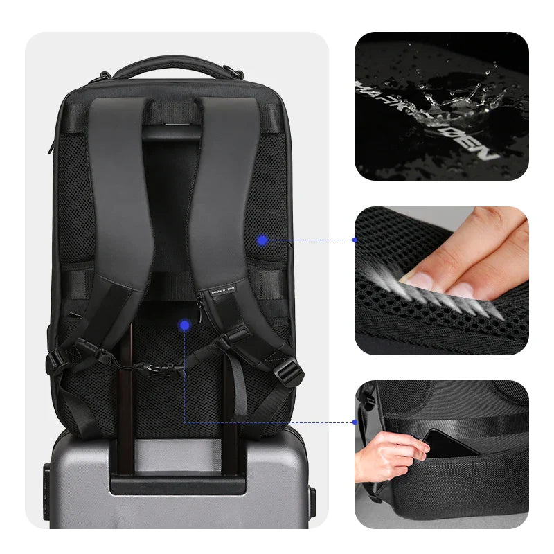 Mochila impermeable urbana de 30L para portátil 17” – Havresacs