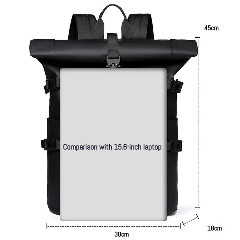 Mochila Impermeable Hombre 25L - Roll Top Business | Havresacs