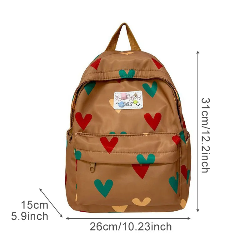 Mochila Infantil Preescolar & Primaria – Corazones, Comodidad & Estilo