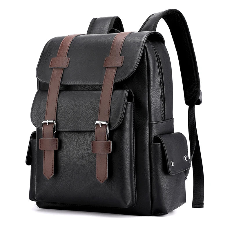 Mochila hombre casual en cuero sintético de 20L – Havresacs