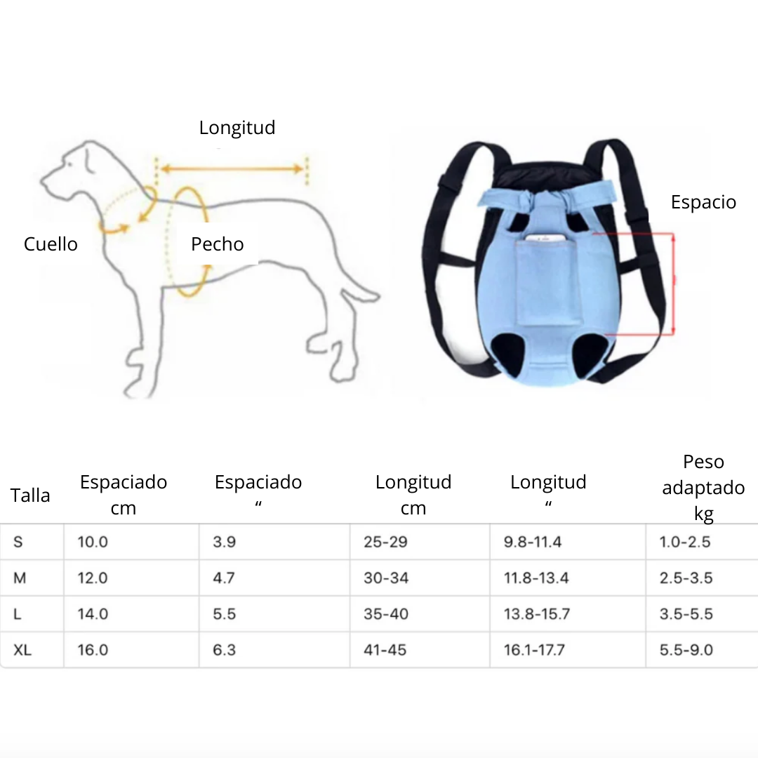 Mochila para perros hasta 10 kg – Havresacs