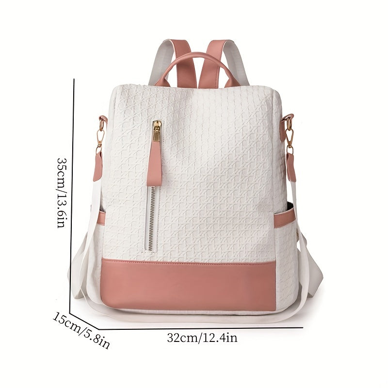 Bolso mochila mujer rosa 2 en 1 de 20 litros, antirrobo – Havresacs