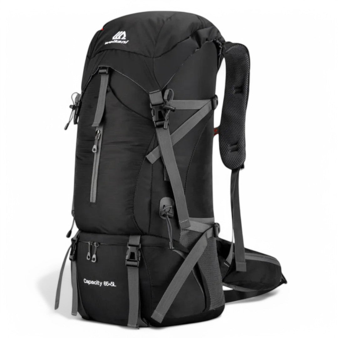 Mochila impermeable de 65L para aventureros y senderismo | Havresacs