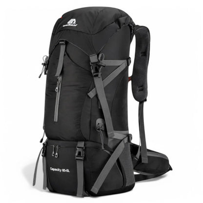 Mochila impermeable de 65L para aventureros y senderismo | Havresacs
