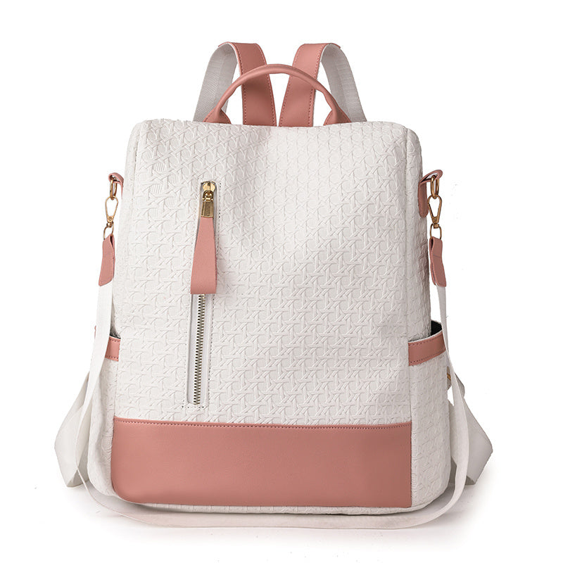 Bolso mochila mujer rosa 2 en 1 de 20 litros, antirrobo – Havresacs