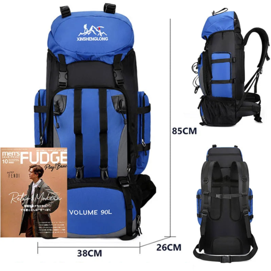 Mochila de trekking y camping impermeable 90 L | Havresacs