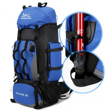 Mochila de trekking y camping impermeable 90 L | Havresacs