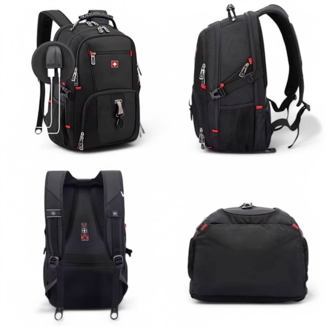 Mochila de gran capacidad 30L-80L – Viajes, portátil 17” – Havresacs