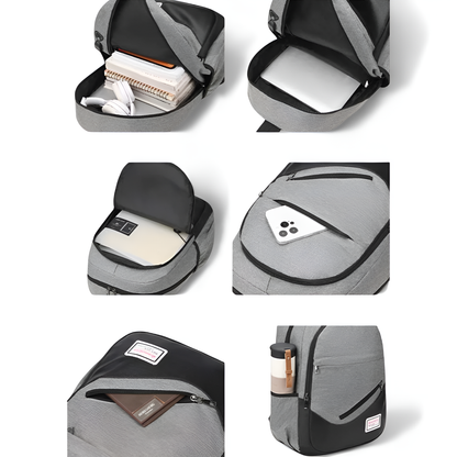 Mochila escolar Collège Garçon - Confort & Style | Havresacs - Gris