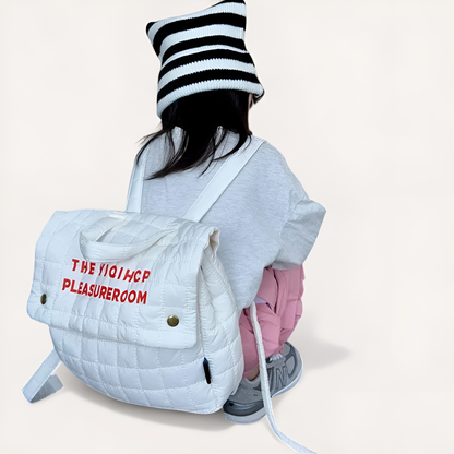 Mochila escolar infantil con letras bordadas | Havresacs