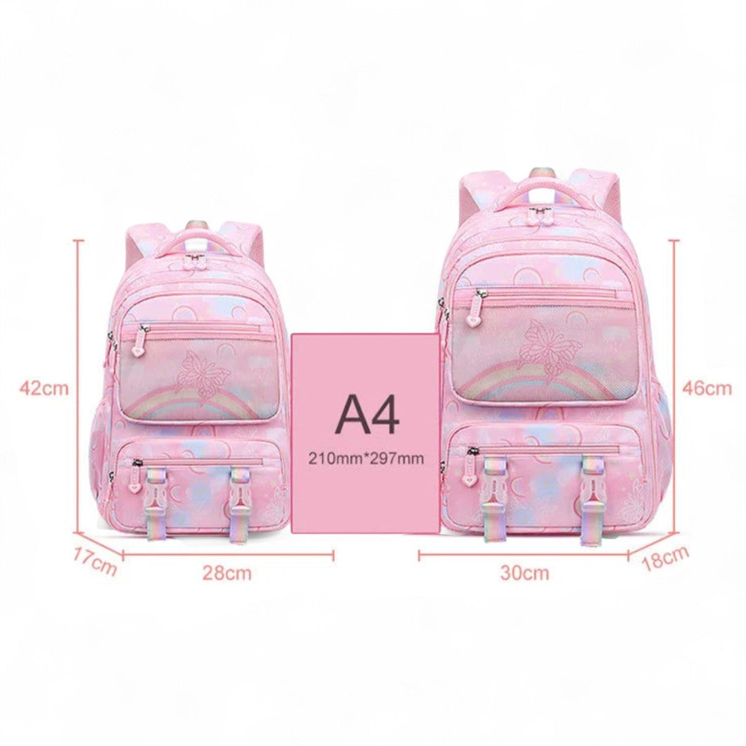 Mochila Escolar Niña Rosa Ortopédica | Havresacs
