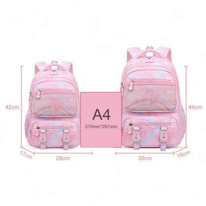 Mochila Escolar Niña Rosa Ortopédica | Havresacs