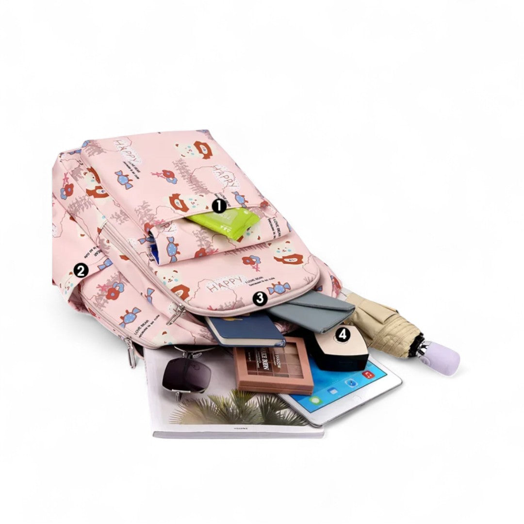 Mochila Escolar Niña Rosa Ortópedica | Havresacs