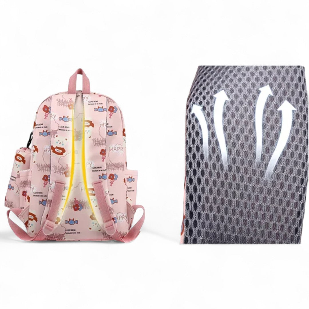 Mochila Escolar Niña Rosa Ortópedica | Havresacs