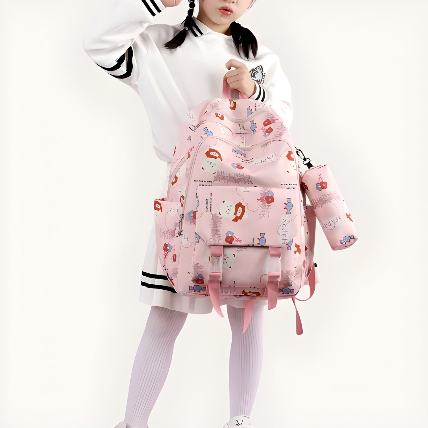 Mochila Escolar Niña Rosa Ortópedica | Havresacs