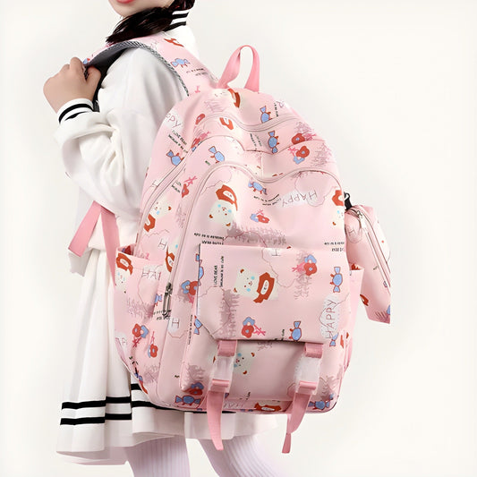 Foto de Mochila escolar Fille CP - rosa & Orthopédique | Havresacs