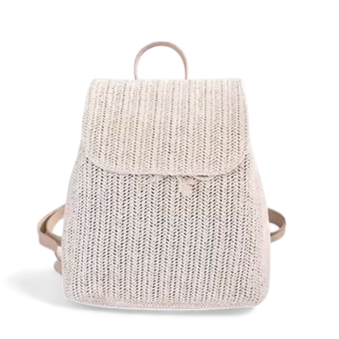 Mochila de Paja Mujer 15L – Estilo Bohemio Chic | Havresacs