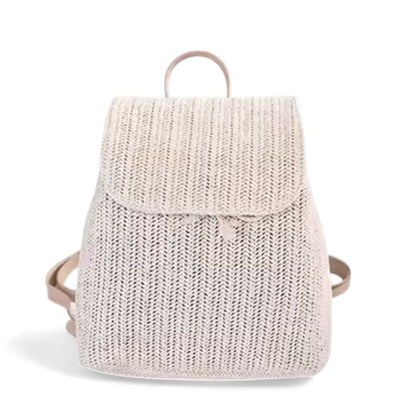 Mochila de Paja Mujer 15L – Estilo Bohemio Chic | Havresacs