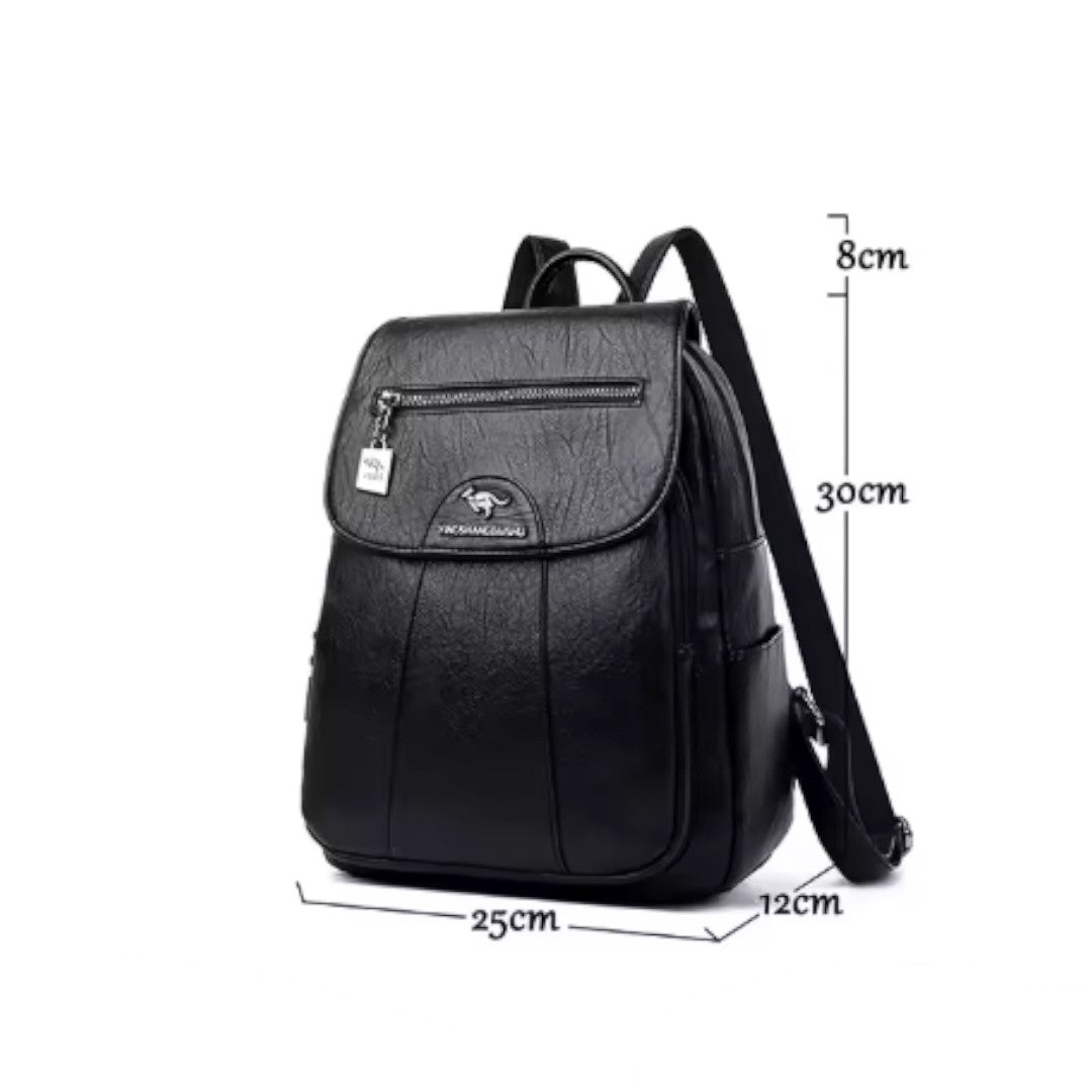 Mochila Mujer Cuero PU 15L – Estilo Vintage | Havresacs