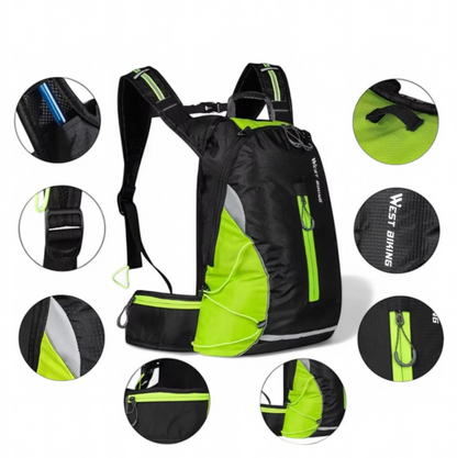 Mochila de ciclismo de 16 L con bolsa de agua ultraligera – Havresacs