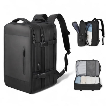 Mochila extensible 40L ideal para viajes y cabina de avión – Havresacs