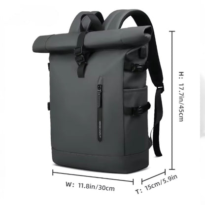 Mochila Roll Top impermeable con USB – Urban Flex – Havresacs