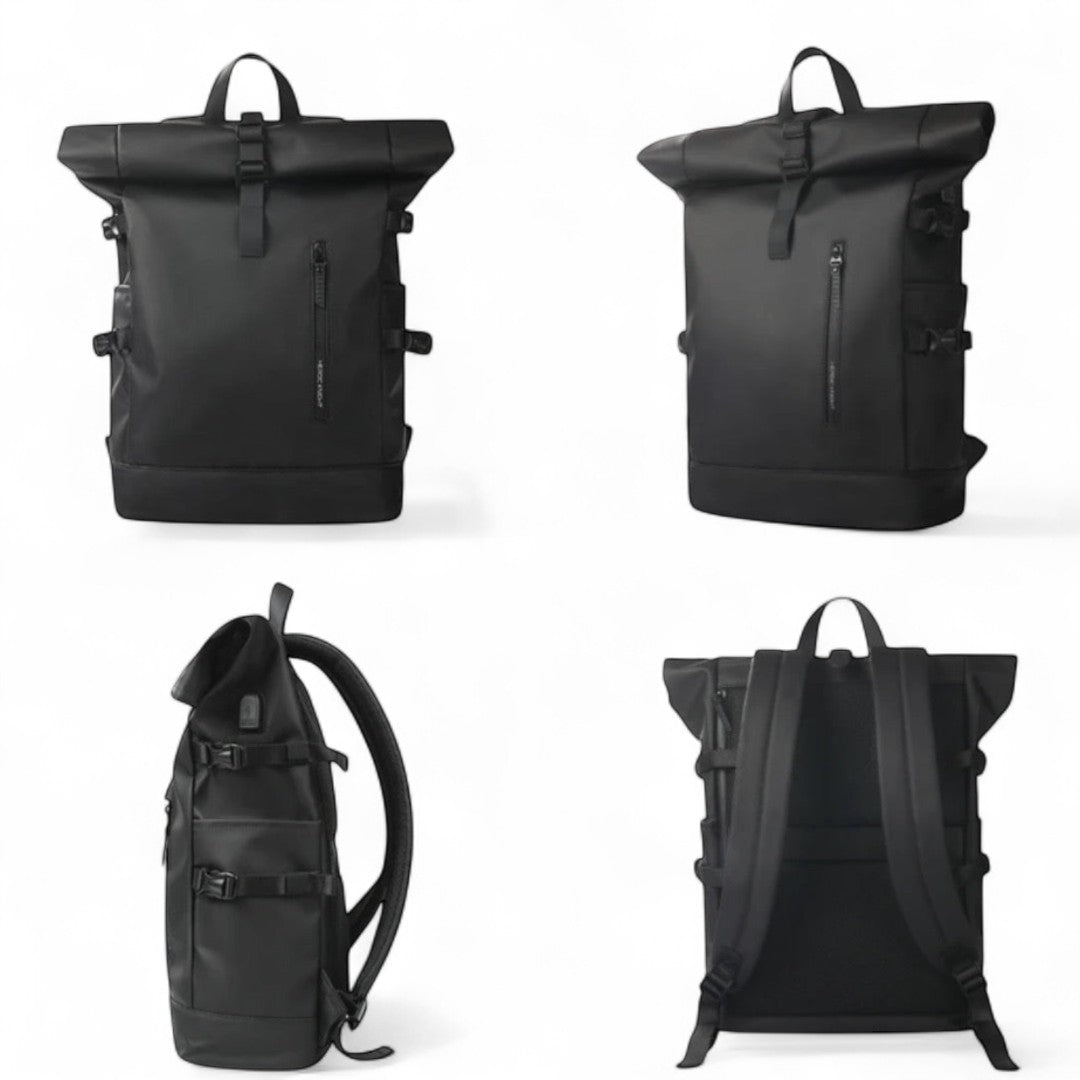 Mochila Roll Top impermeable con USB – Urban Flex – Havresacs