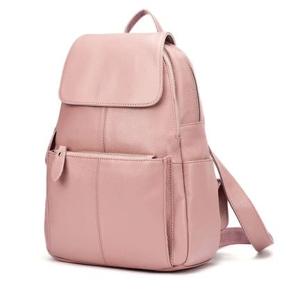 Foto de Mochila à espalda anti-vol en cuero 10L pour mujer – Secu...