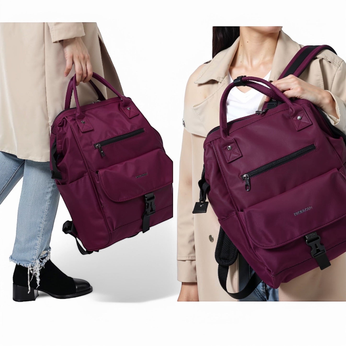 Mochila de viaje elegante para mujer – 15L, impermeable – Havresacs