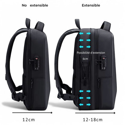 Mochila extensible, segura y anti-pickpocket – Havresacs