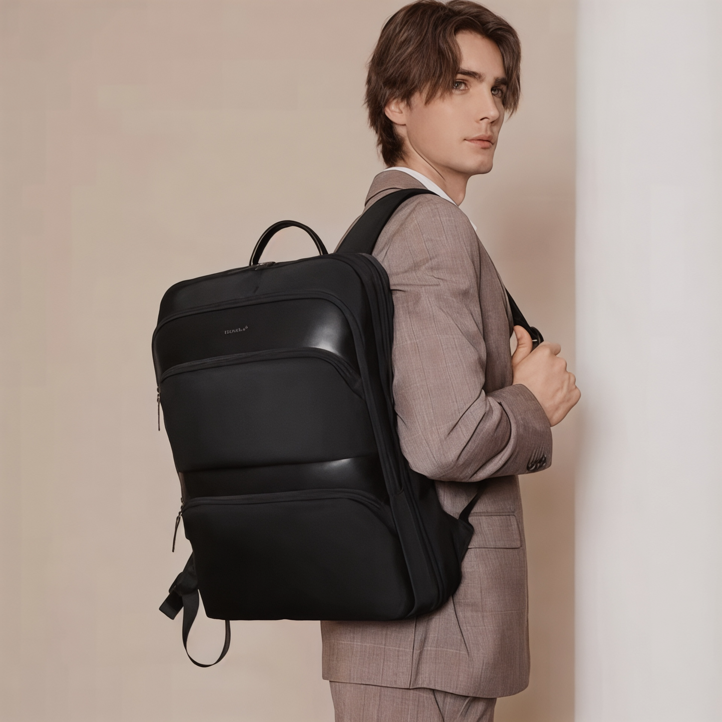 Mochila extensible negra de 25L para portátil 17" – Havresacs