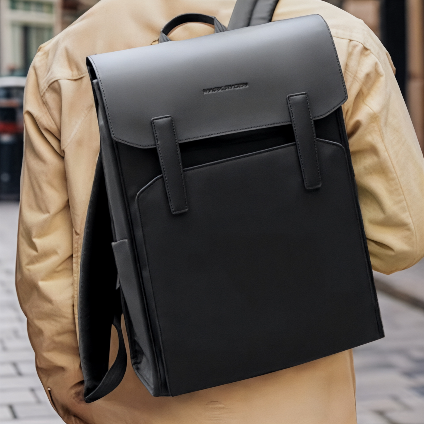 Mochila de cuero para hombre | Elegante | Gran capacidad – Havresacs