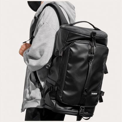 Mochila negra gran capacidad, impermeable de 40L - Havresacs