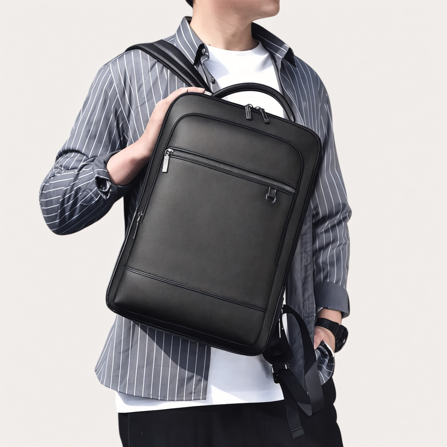 Mochila urbana impermeable negra de 15L – Havresacs