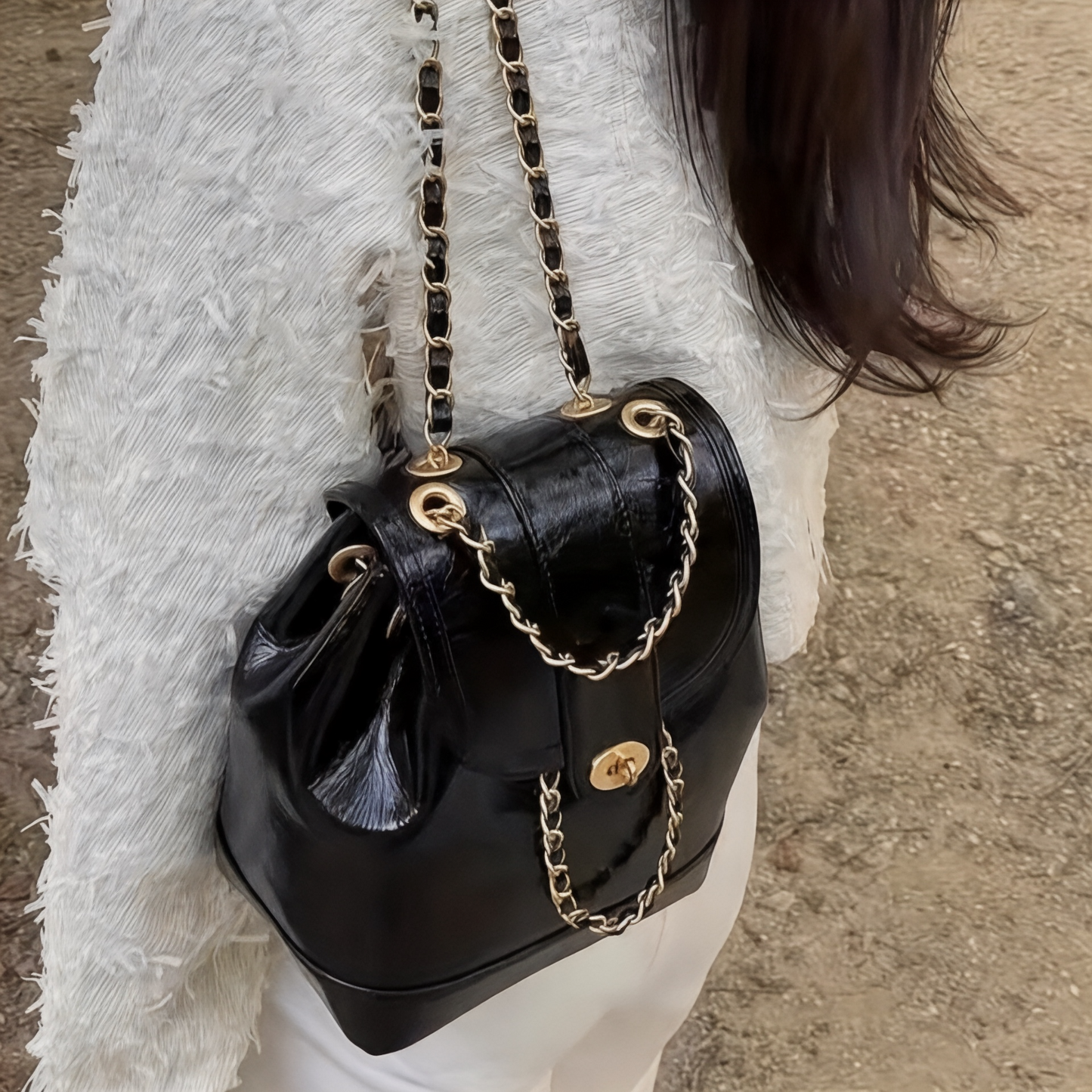 Mini mochila mujer de lujo 5L – LuxeMini – Havresacs
