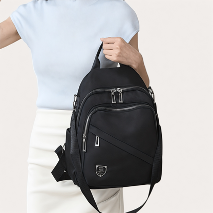 Mochila mujer 2 en 1 negra de 20L – MultiSacChic – Havresacs