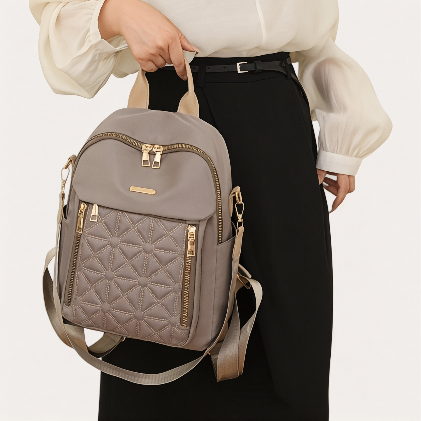 Mochila bolso 2 en 1 bordada de 12 litros, ligera – Havresacs